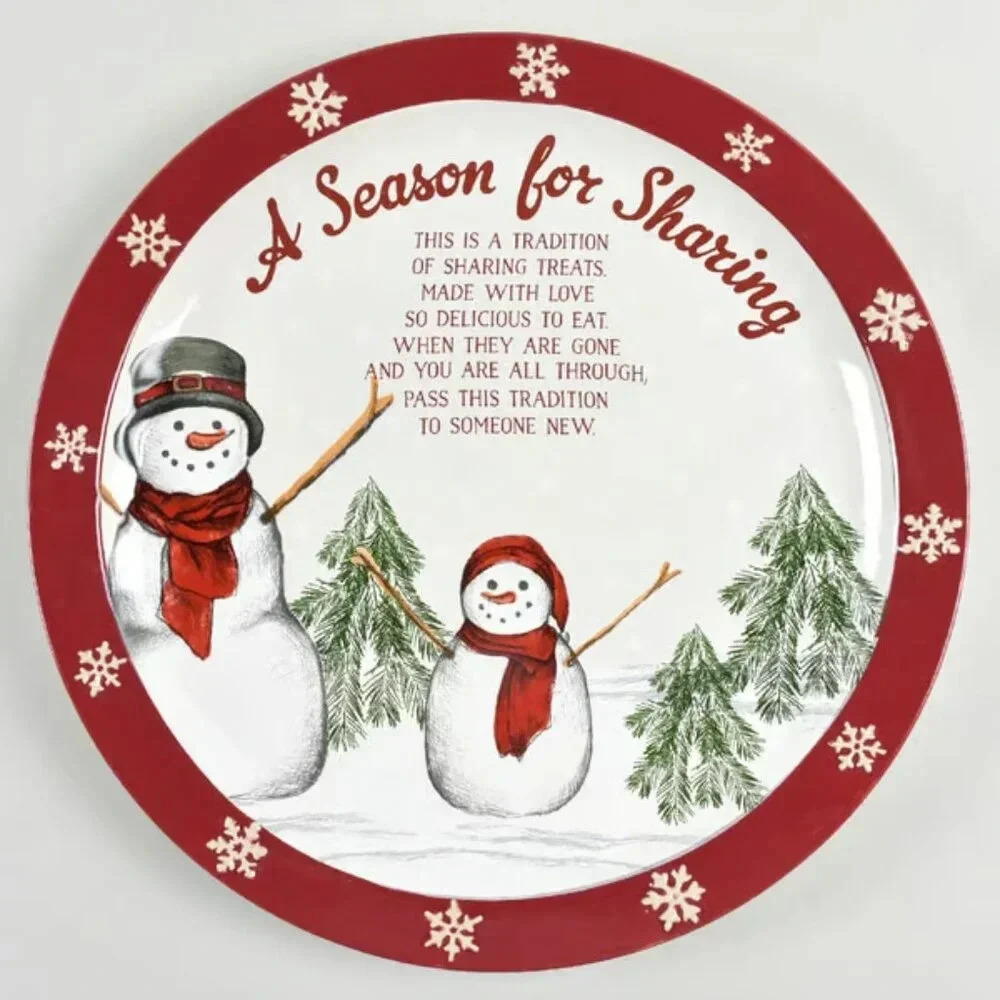 Cookie Plate Yuletide by St Nicholas Square